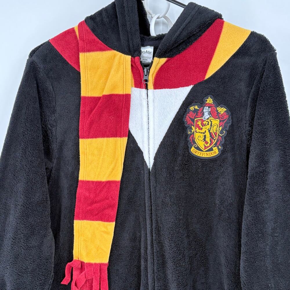 Harry Potter Gryffindor Hooded one piece Pajama - Picture 2 of 7